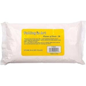 Falling In Art Plaster Of Paris 2lb. Crafts Mixed Media Art